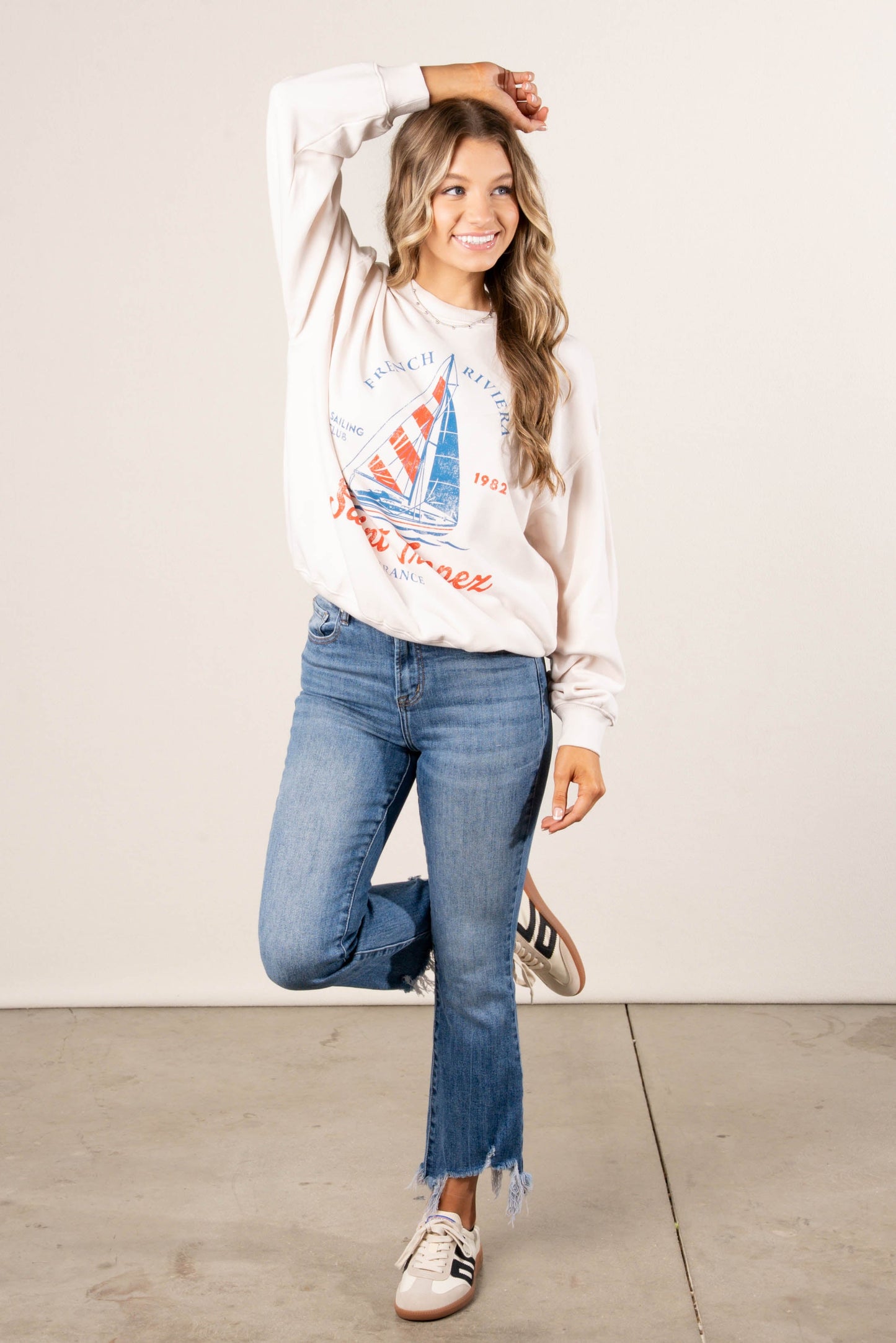 French Rivera Graphic Sweatshirt