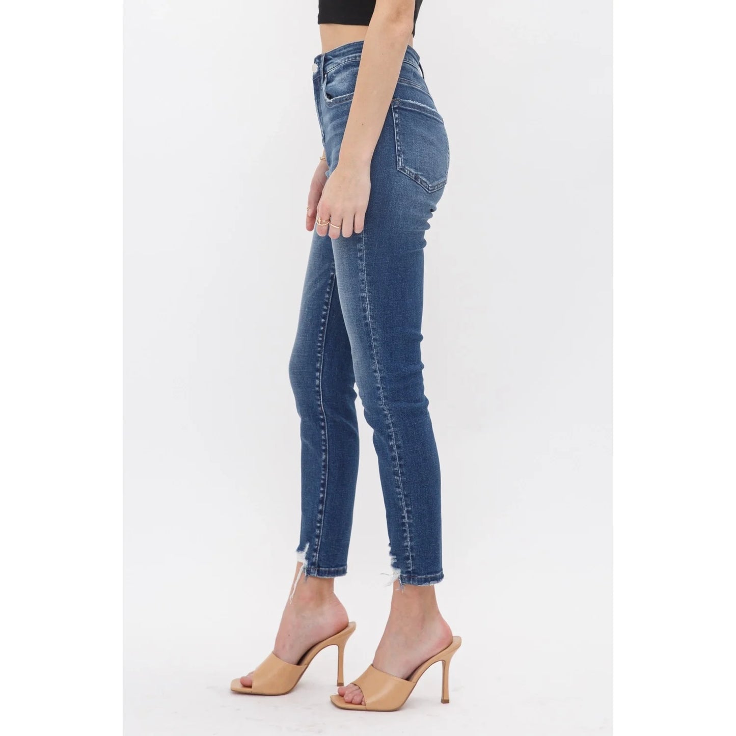 Mica Denim | Kylie High Rise Crop Skinny Jean