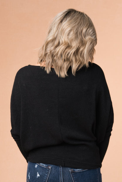 Ribbed Dolman Top *Final Sale*