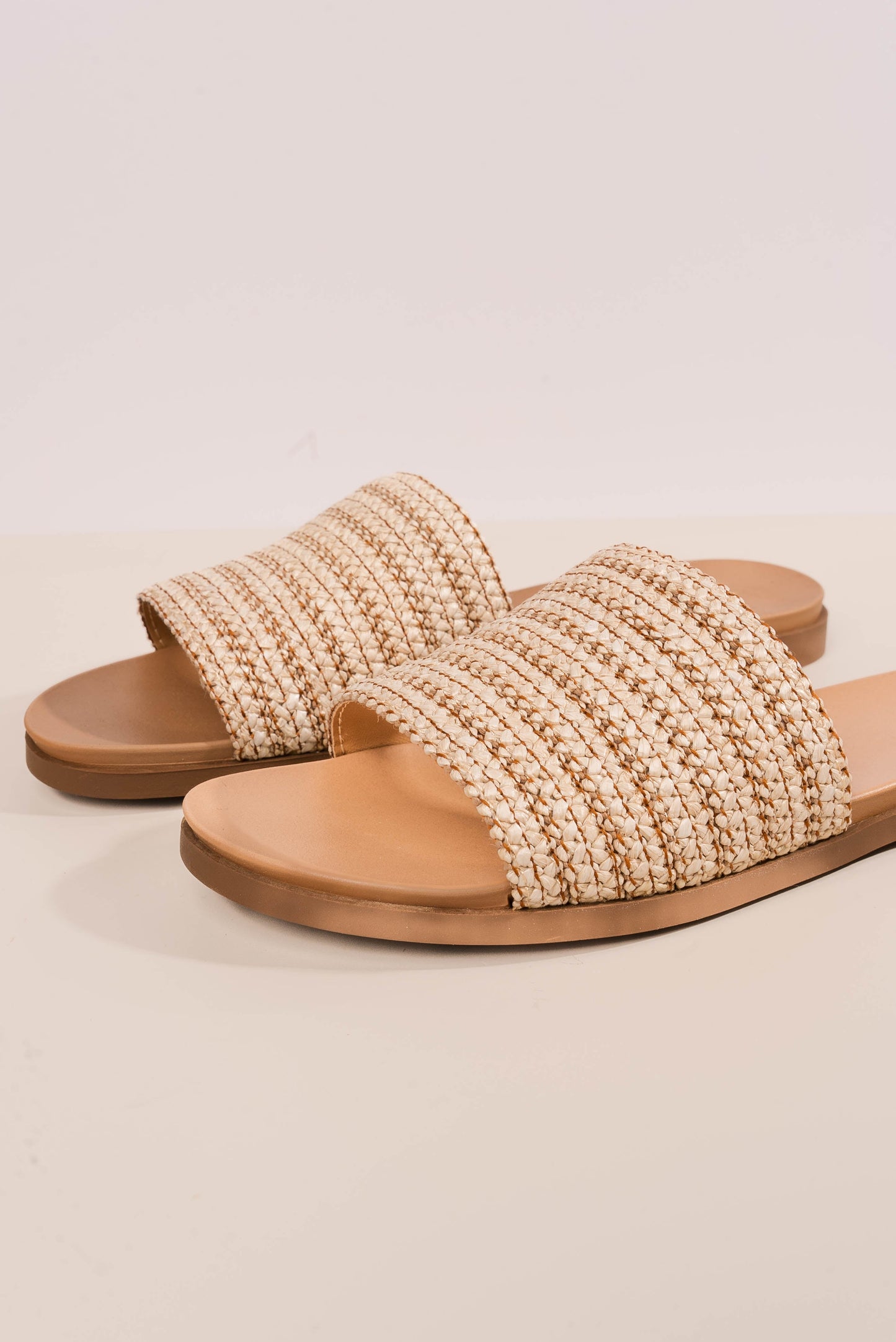 Soda | Fate Raffia Slide Sandal