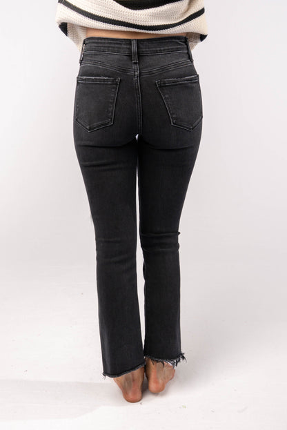 VERVET Denim | Hadley High Rise Crop Flare Jeans