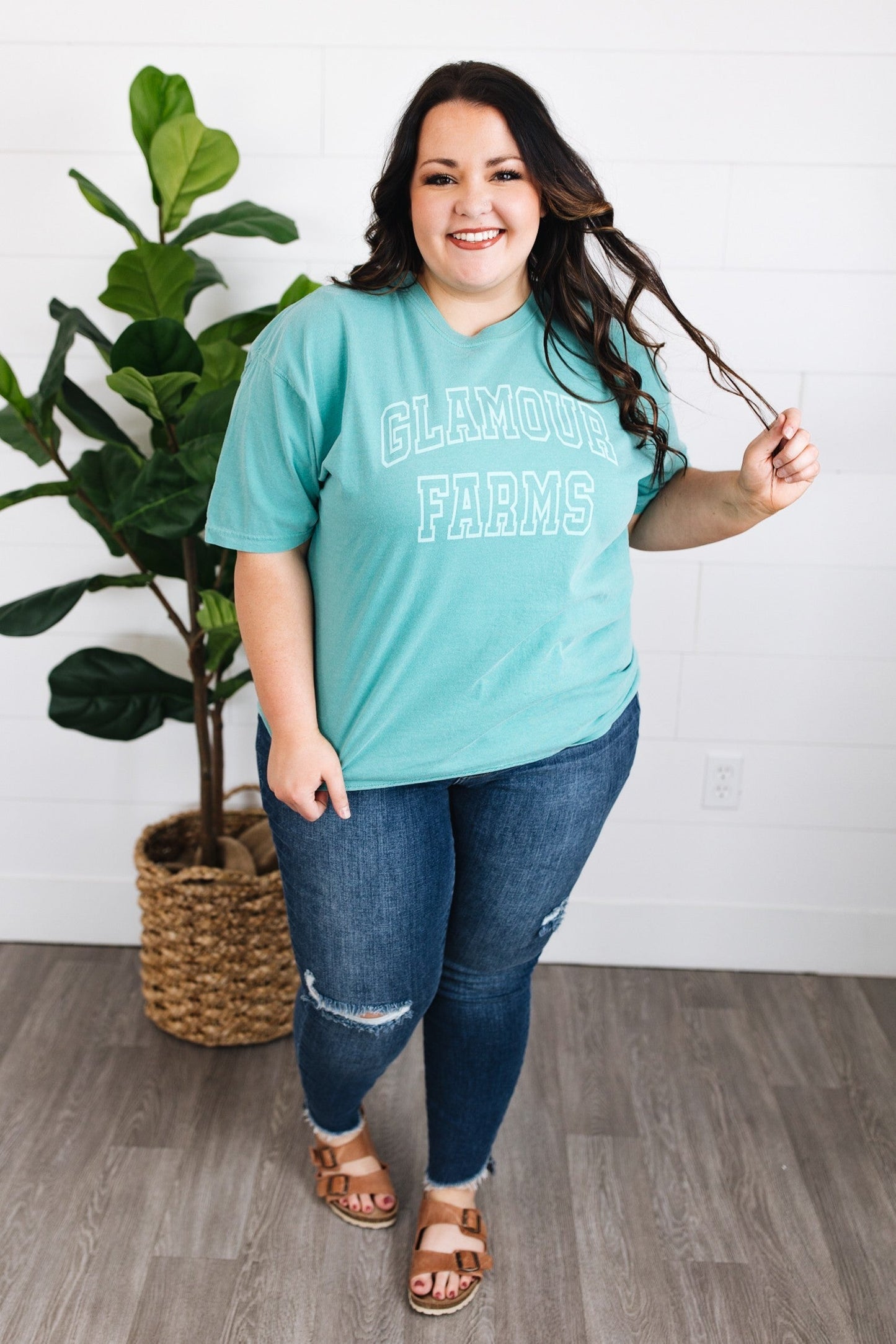 GF Logo Collegiate Graphic Tee