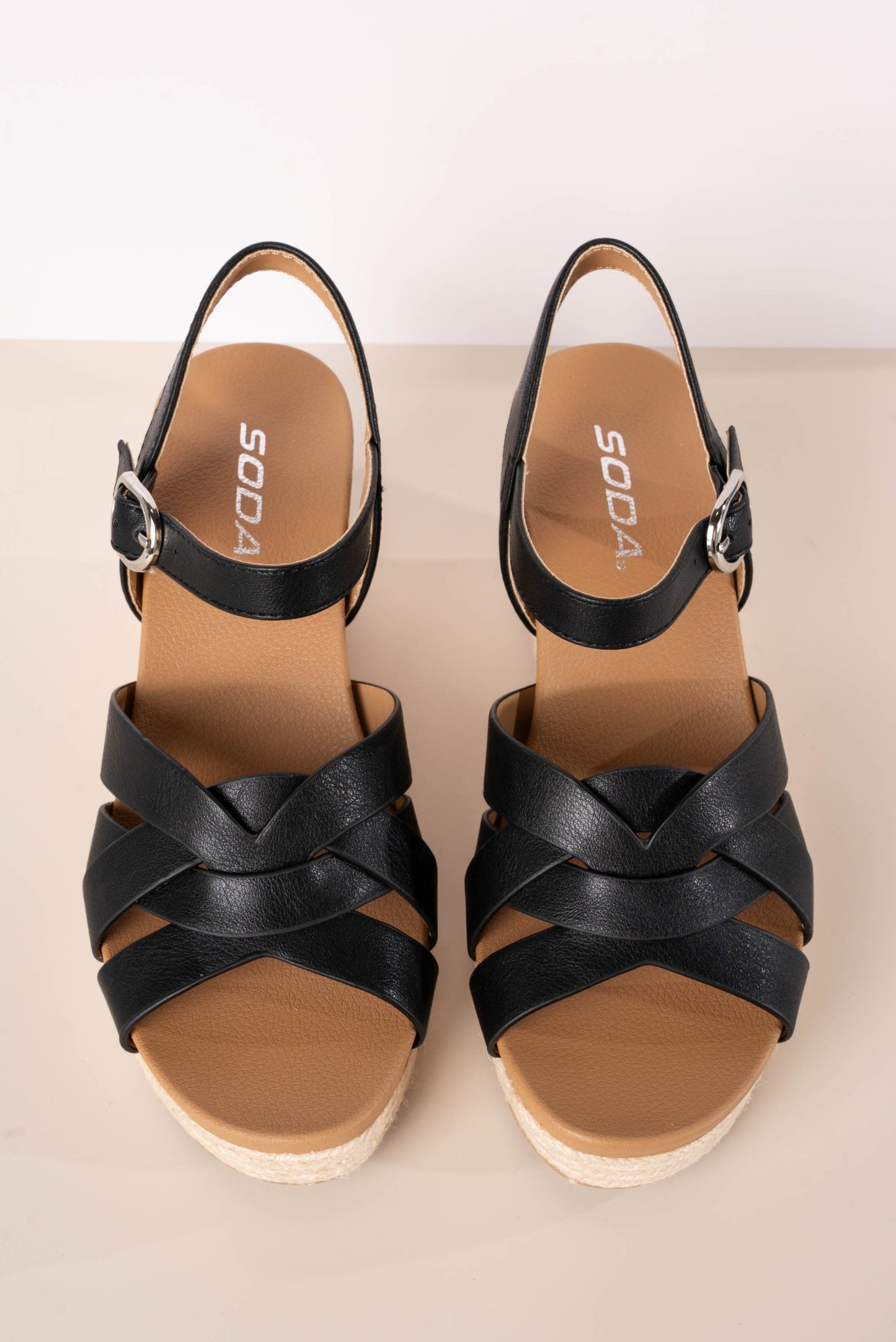 Soda | Tier Espadrille Wedge Sandal