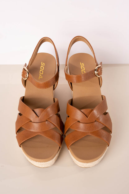 Soda | Tier Espadrille Wedge Sandal