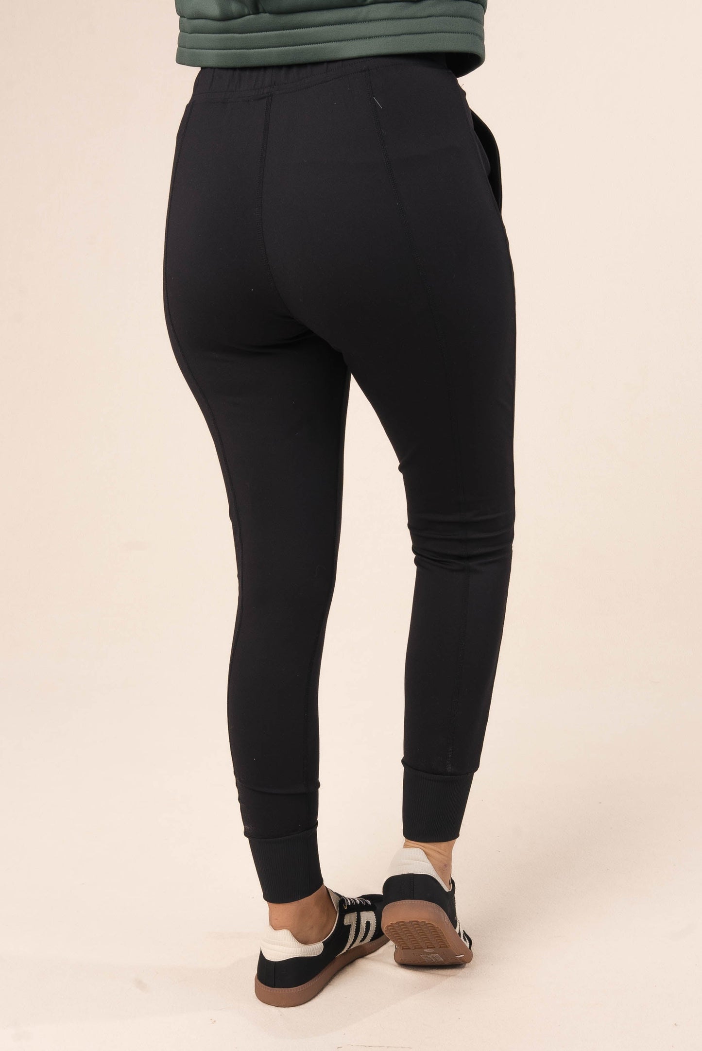Seamed Skinny Drawstring Joggers