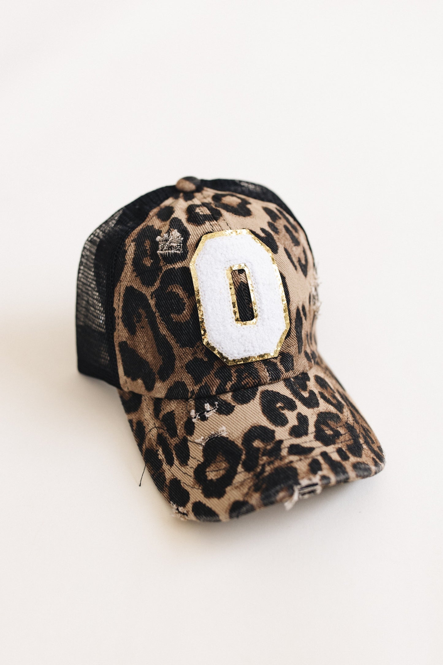 Distressed Initial Patch Baseball Hat *Final Sale*