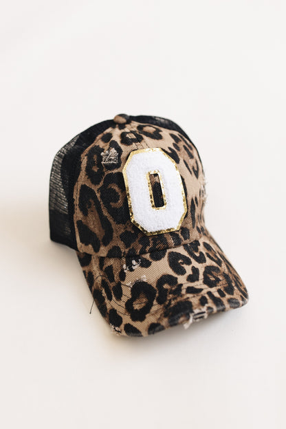 Distressed Initial Patch Baseball Hat *Final Sale*