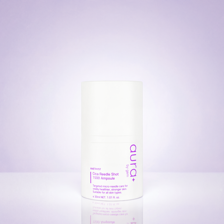Aura by GEM | Amethyst Cica Reedle Shot Ampoule