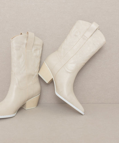 Sephira Embroidered Western Boot