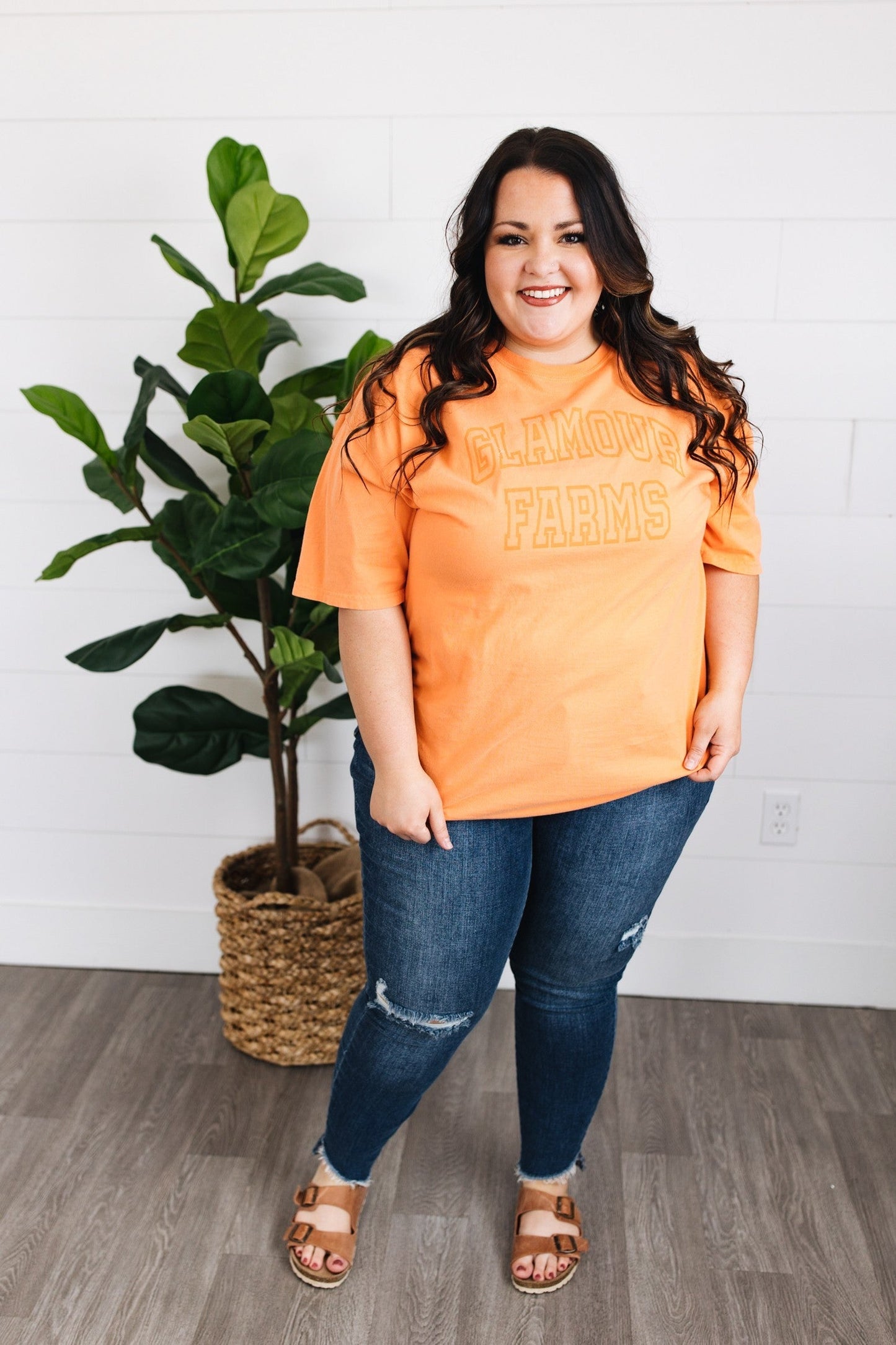 GF Logo Collegiate Graphic Tee