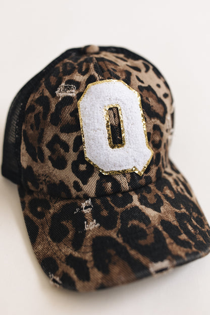 Distressed Initial Patch Baseball Hat *Final Sale*