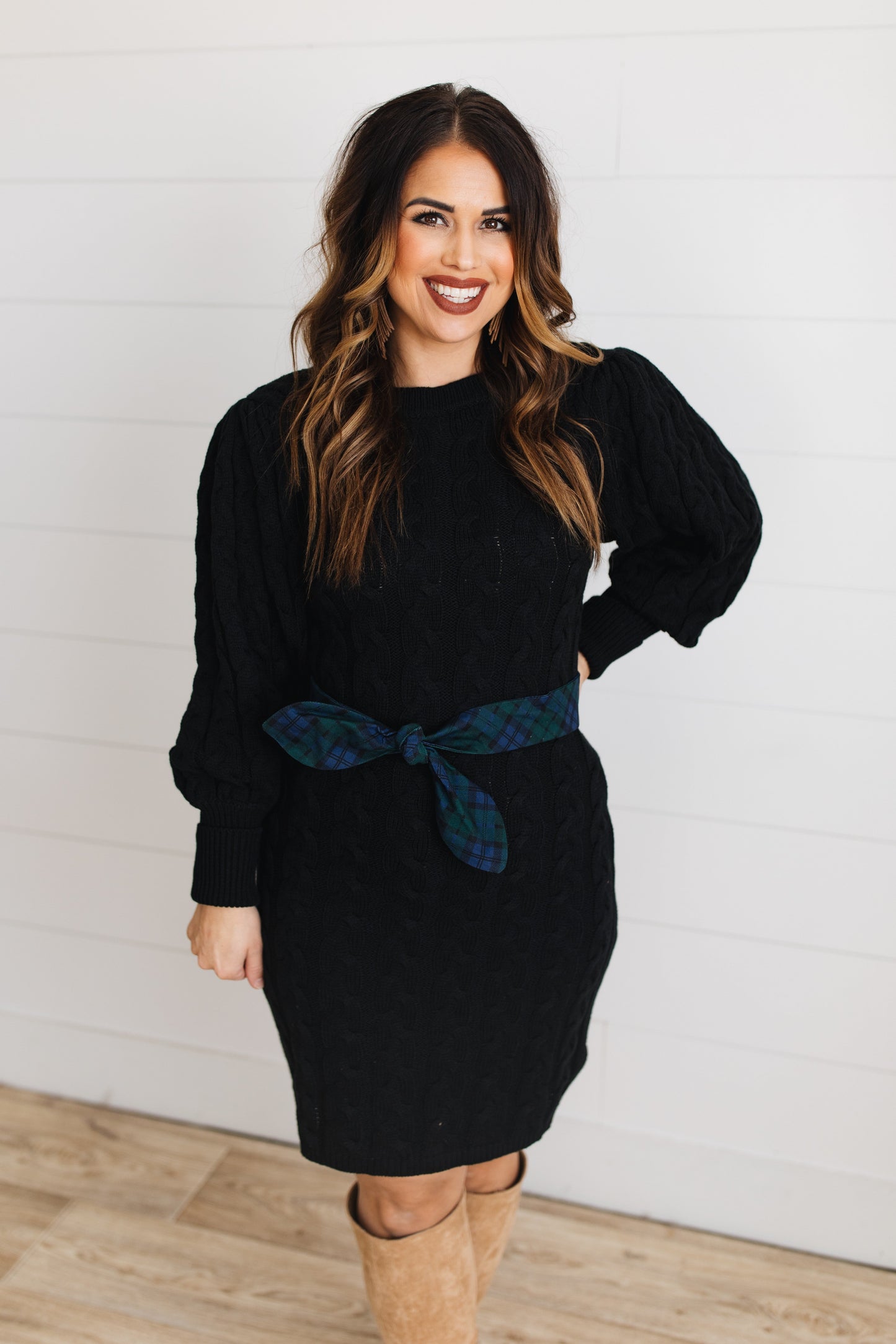 Woven Print Bow Belt