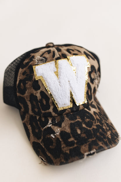 Distressed Initial Patch Baseball Hat *Final Sale*