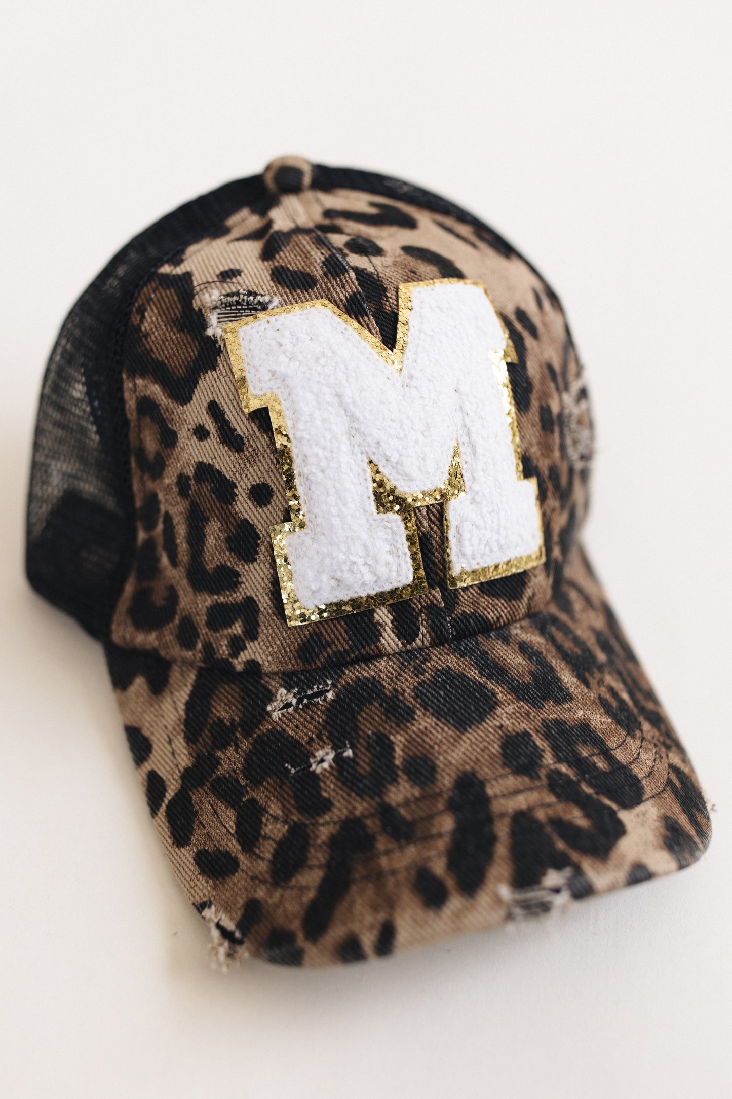 Distressed Initial Patch Baseball Hat *Final Sale*