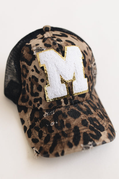 Distressed Initial Patch Baseball Hat *Final Sale*