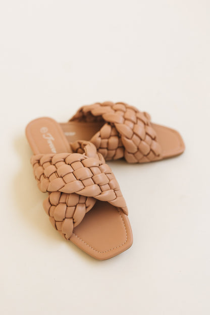 Braided Square Toe Slide Sandal *Final Sale*