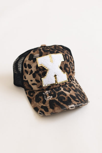 Distressed Initial Patch Baseball Hat *Final Sale*