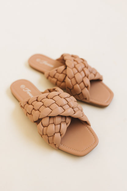 Braided Square Toe Slide Sandal *Final Sale*