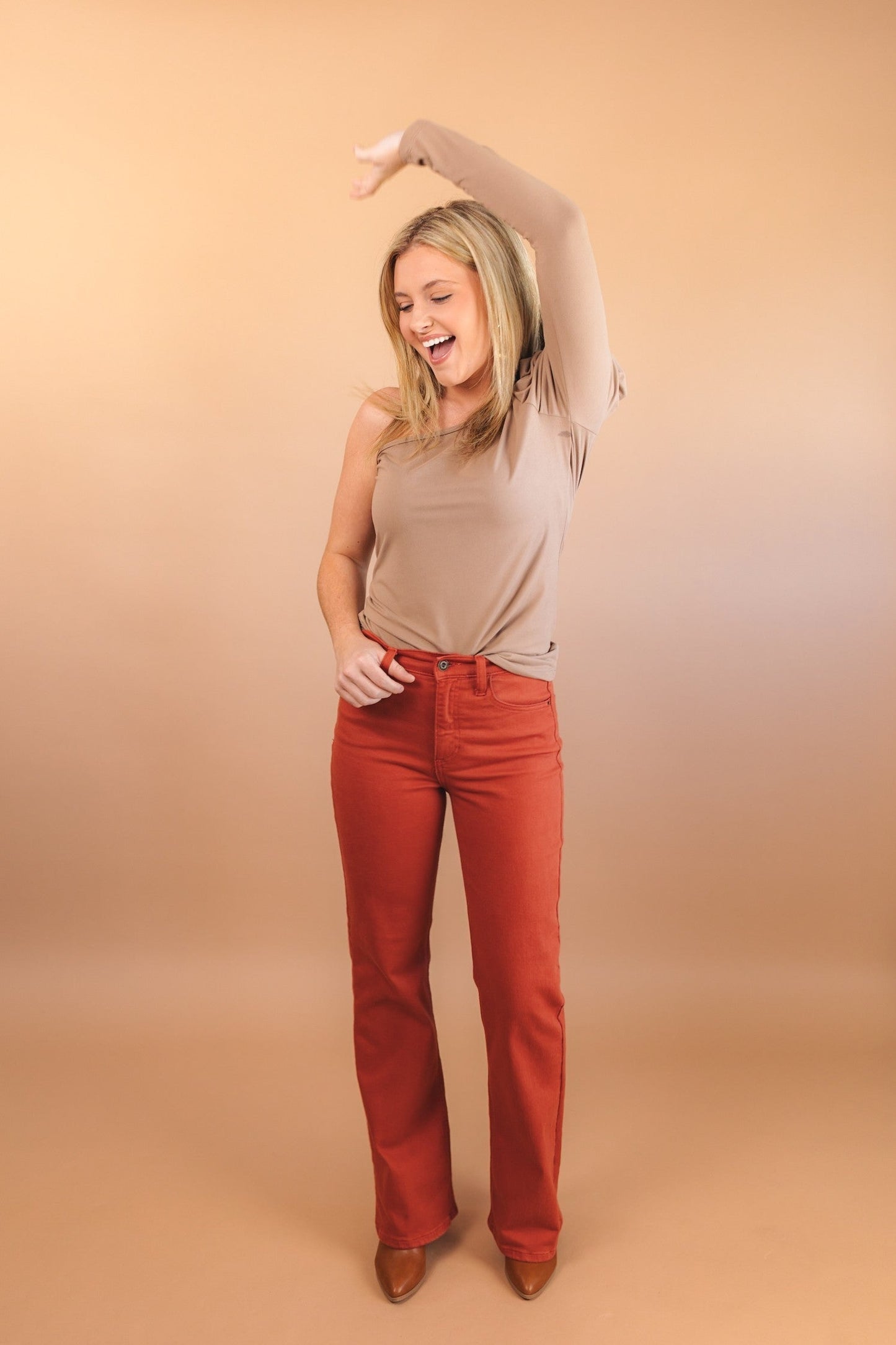 Pleated One Shoulder Top *Final Sale*