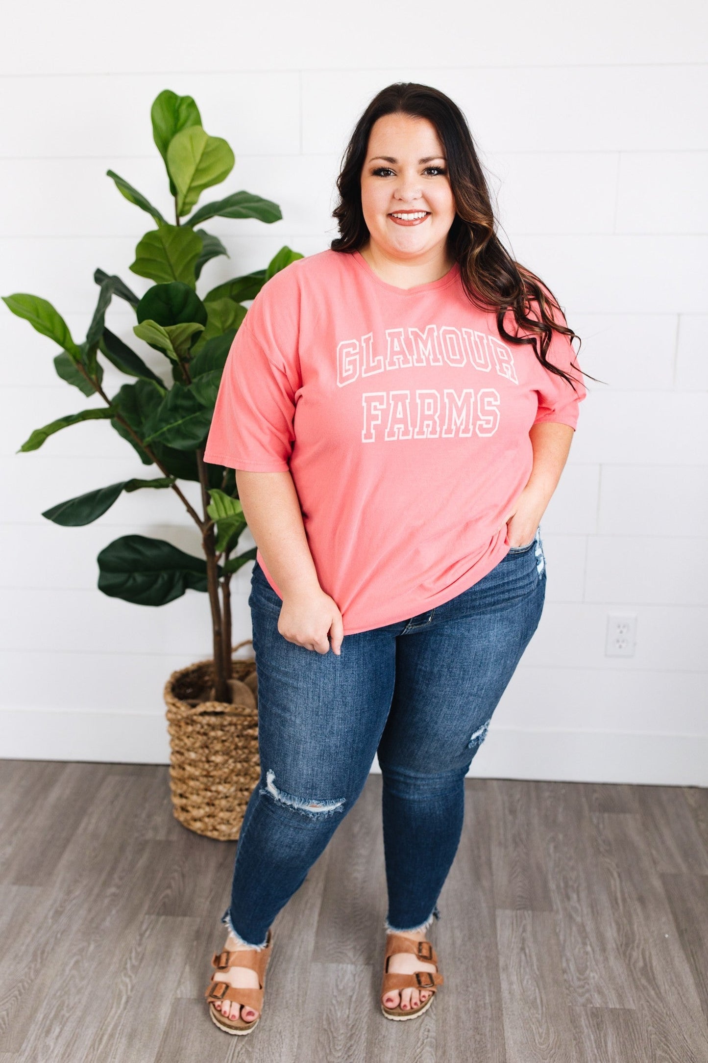 GF Logo Collegiate Graphic Tee
