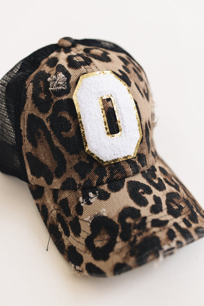 Distressed Initial Patch Baseball Hat *Final Sale*
