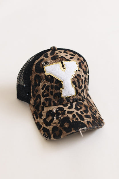 Distressed Initial Patch Baseball Hat *Final Sale*