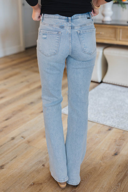 Risen Denim | Andrea Mid Rise Flare Jeans