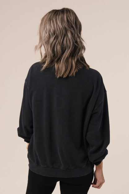 Washed Drop Shoulder Sweatshirt