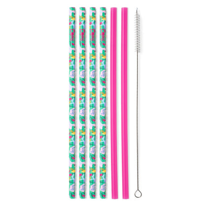 Swig Reusable Straws + Brush Set