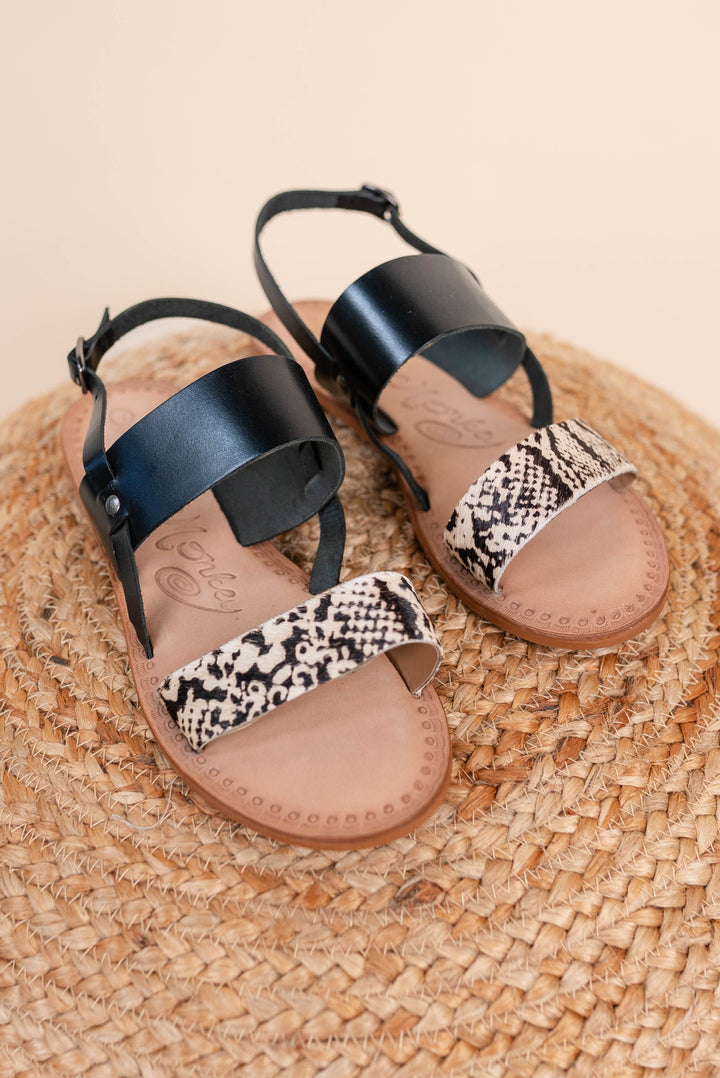Naughty Monkey | Waco Snake Sling Sandal *Final Sale*