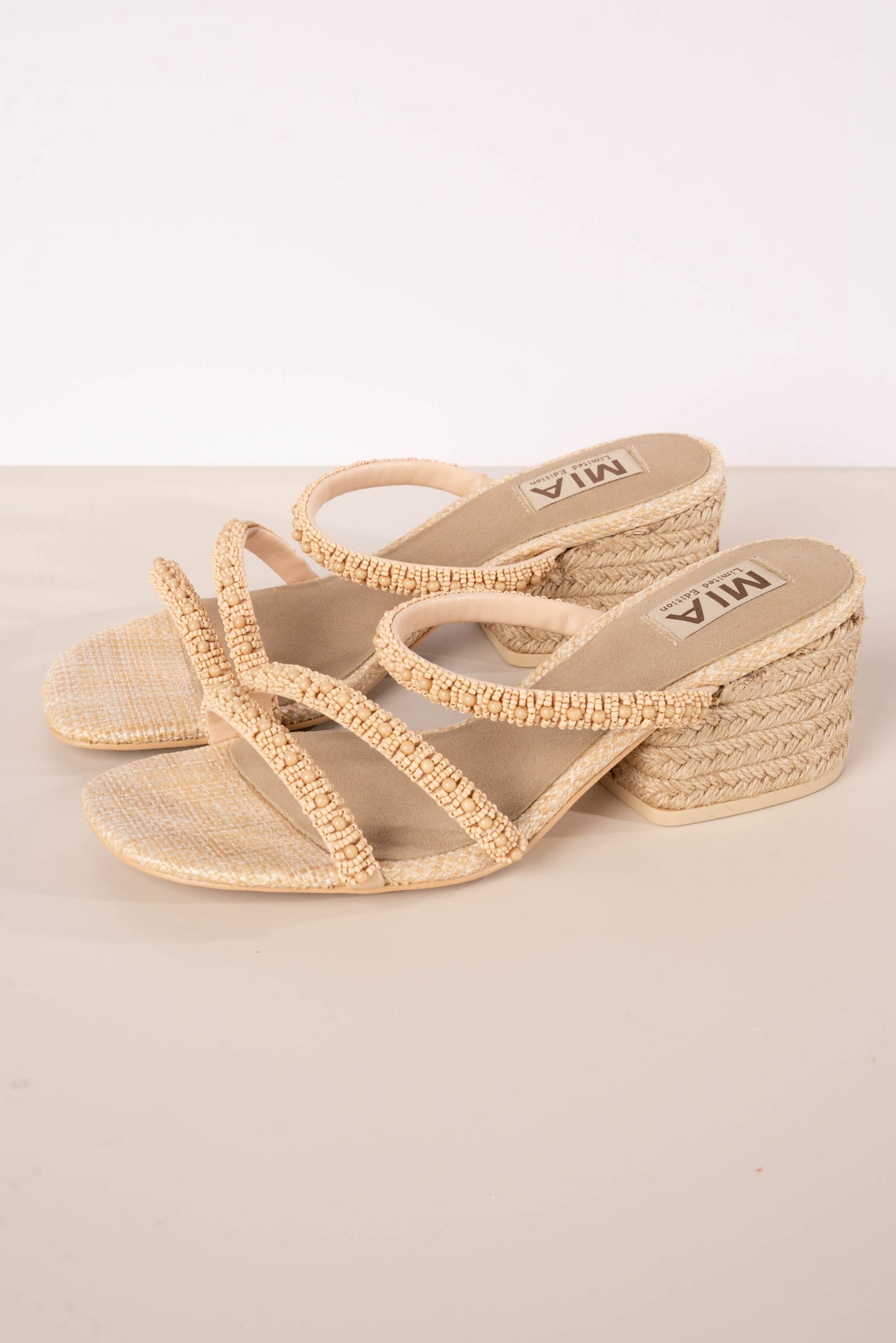 MIA | Inara Beaded Slide Sandal