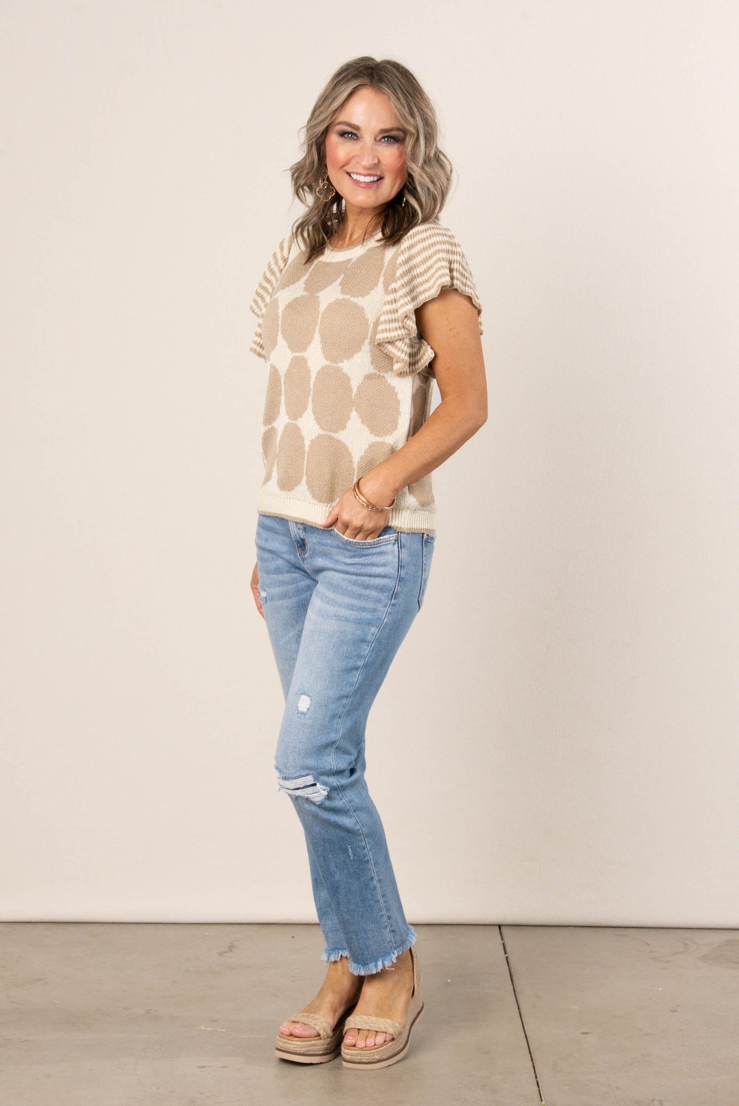 Lovervet by VERVET | Emma Mid Rise Crop Straight Leg Jeans