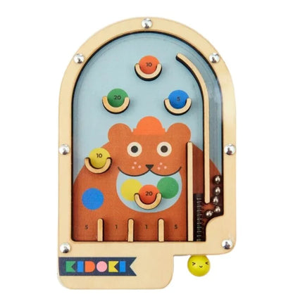 Wooden Handheld Pinball Game