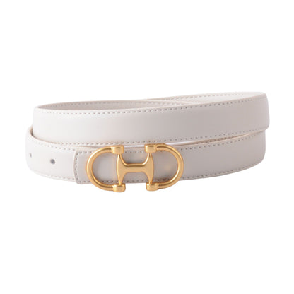 Catalina Leather Horse Bit Buckle Belt