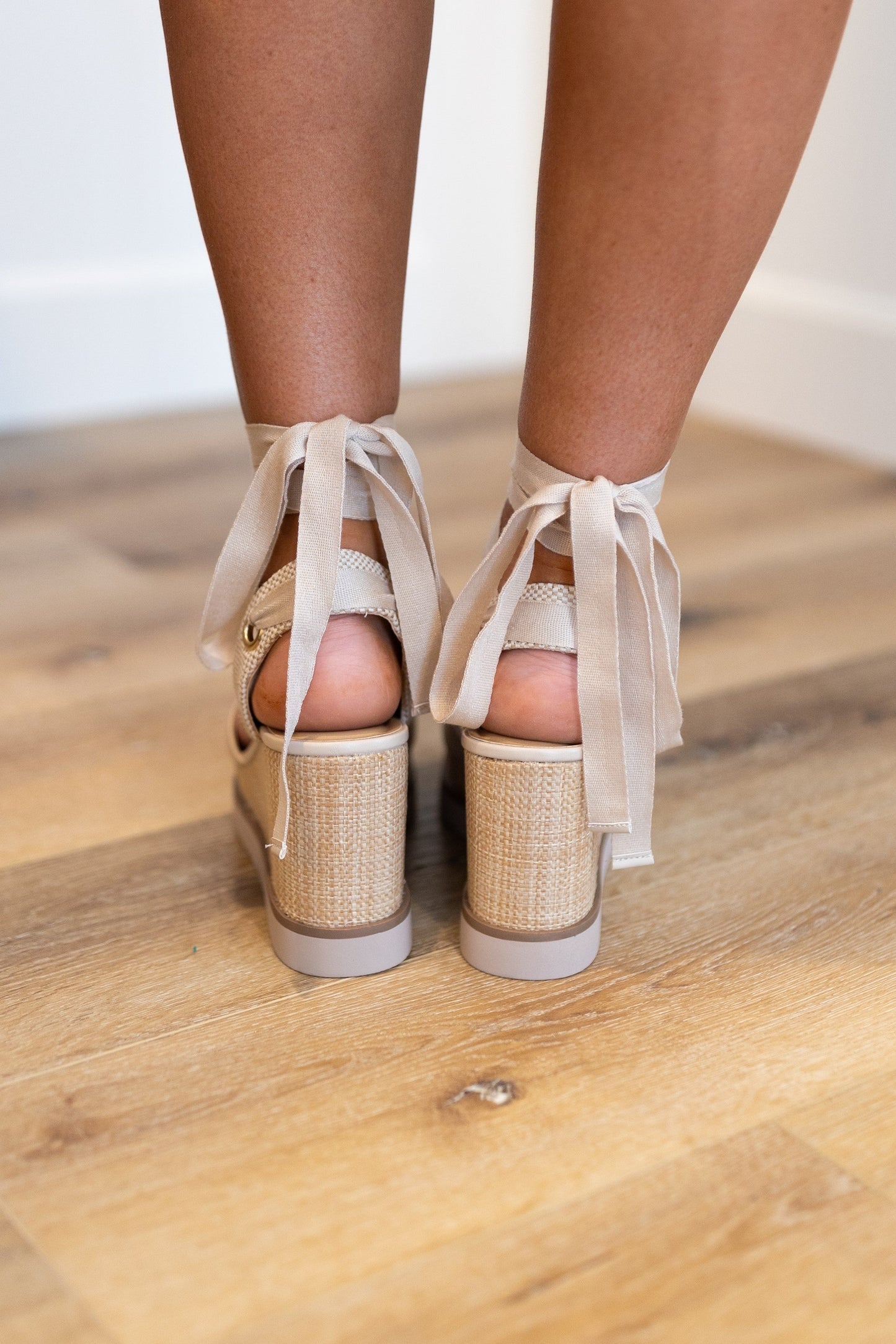 Klara Lace-Up Wedge Sandal