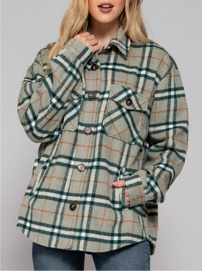 The Highland Plaid Flannel Shacket