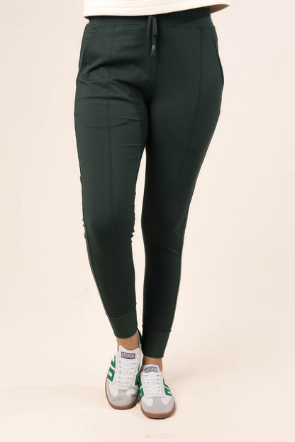 Seamed Skinny Drawstring Joggers