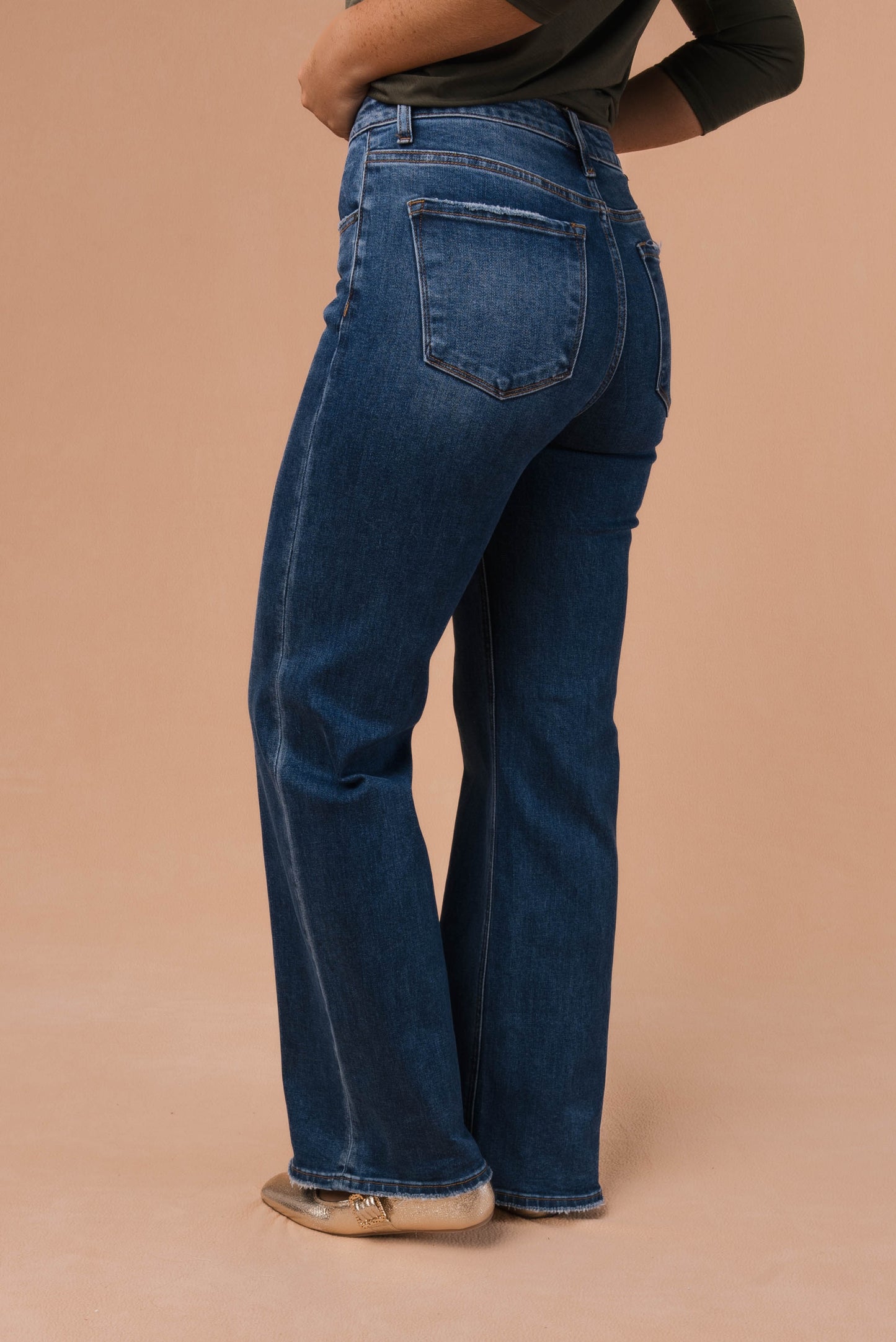 Risen Denim | Adele High Rise Straight Leg Jeans
