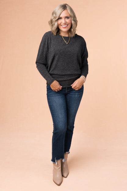 Ribbed Dolman Top *Final Sale*