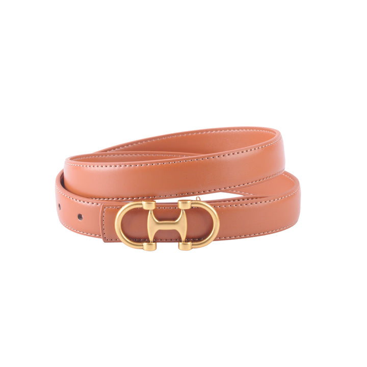 Catalina Leather Horse Bit Buckle Belt