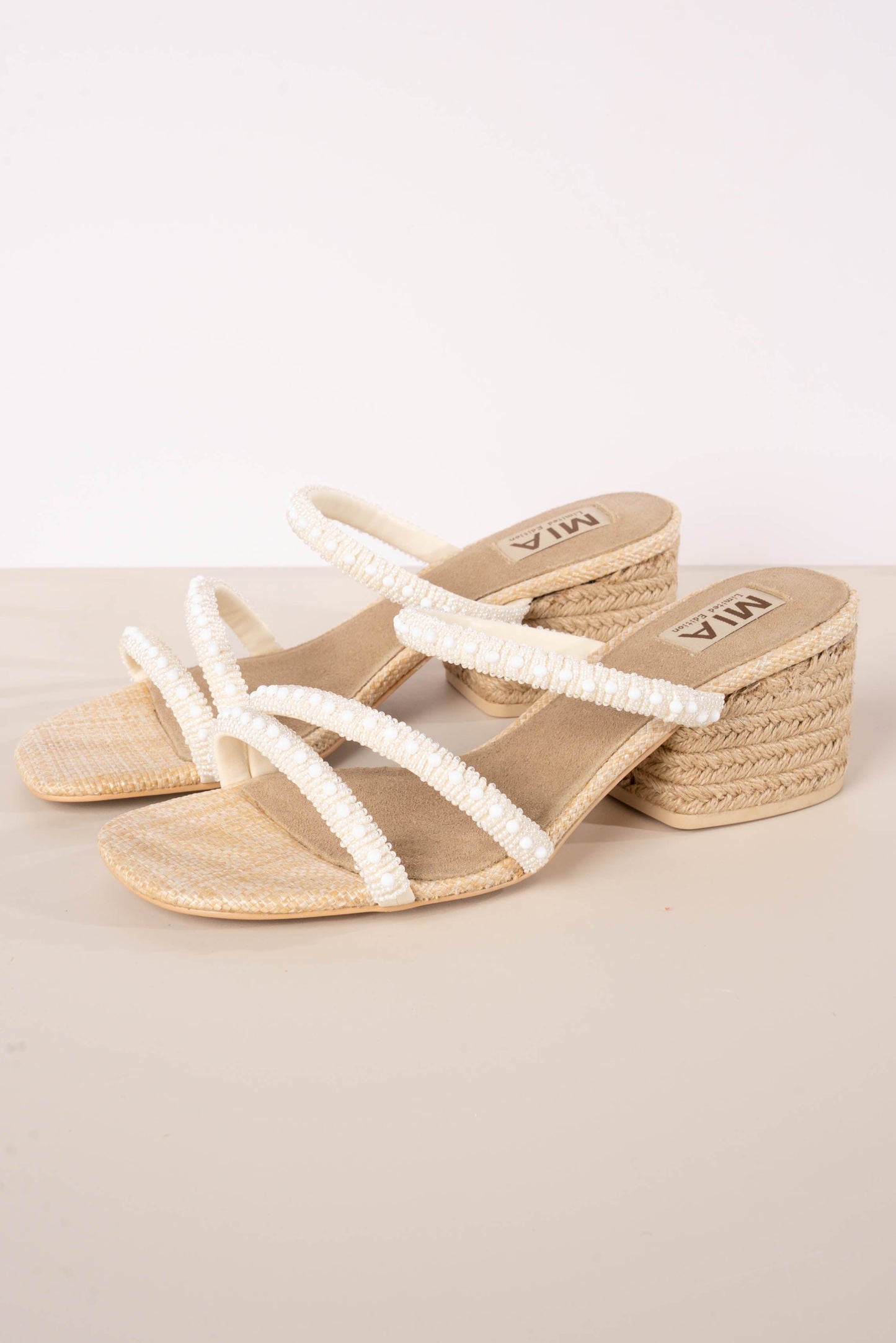 MIA | Inara Beaded Slide Sandal