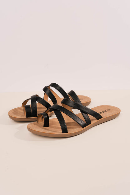 Soda | Isabel Strappy Slide Sandal