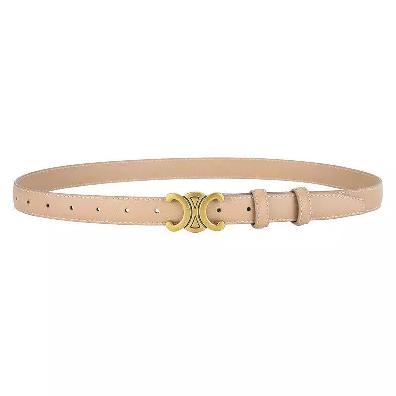 Double C Skinny Buckle Belt
