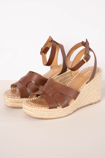 Soda | Behold Espadrille Wedge Sandal