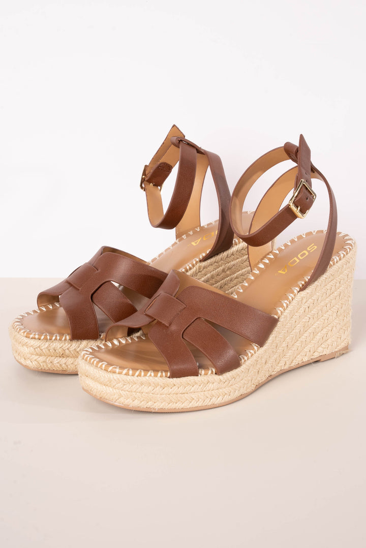 Soda | Behold Espadrille Wedge Sandal