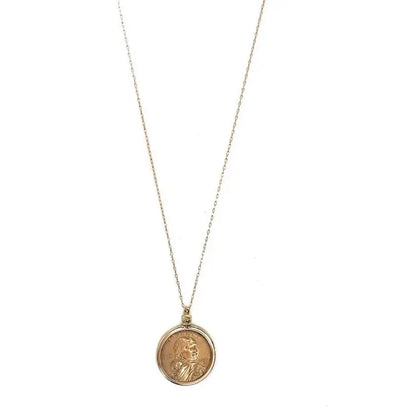 Sacagawea Coin Pendant Necklace