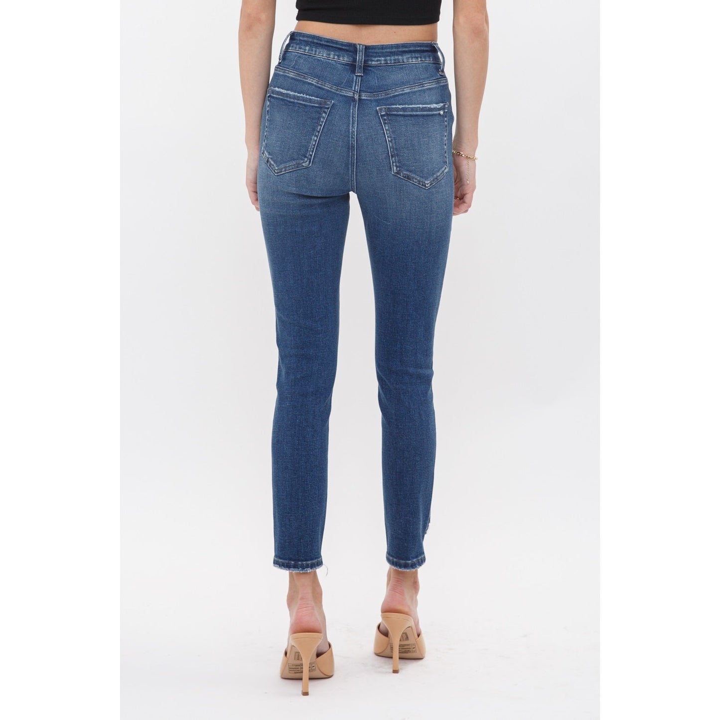 Mica Denim | Kylie High Rise Crop Skinny Jean