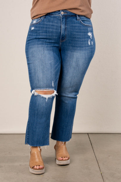 Lovervet by VERVET | Alexa High Rise Crop Flare Jeans