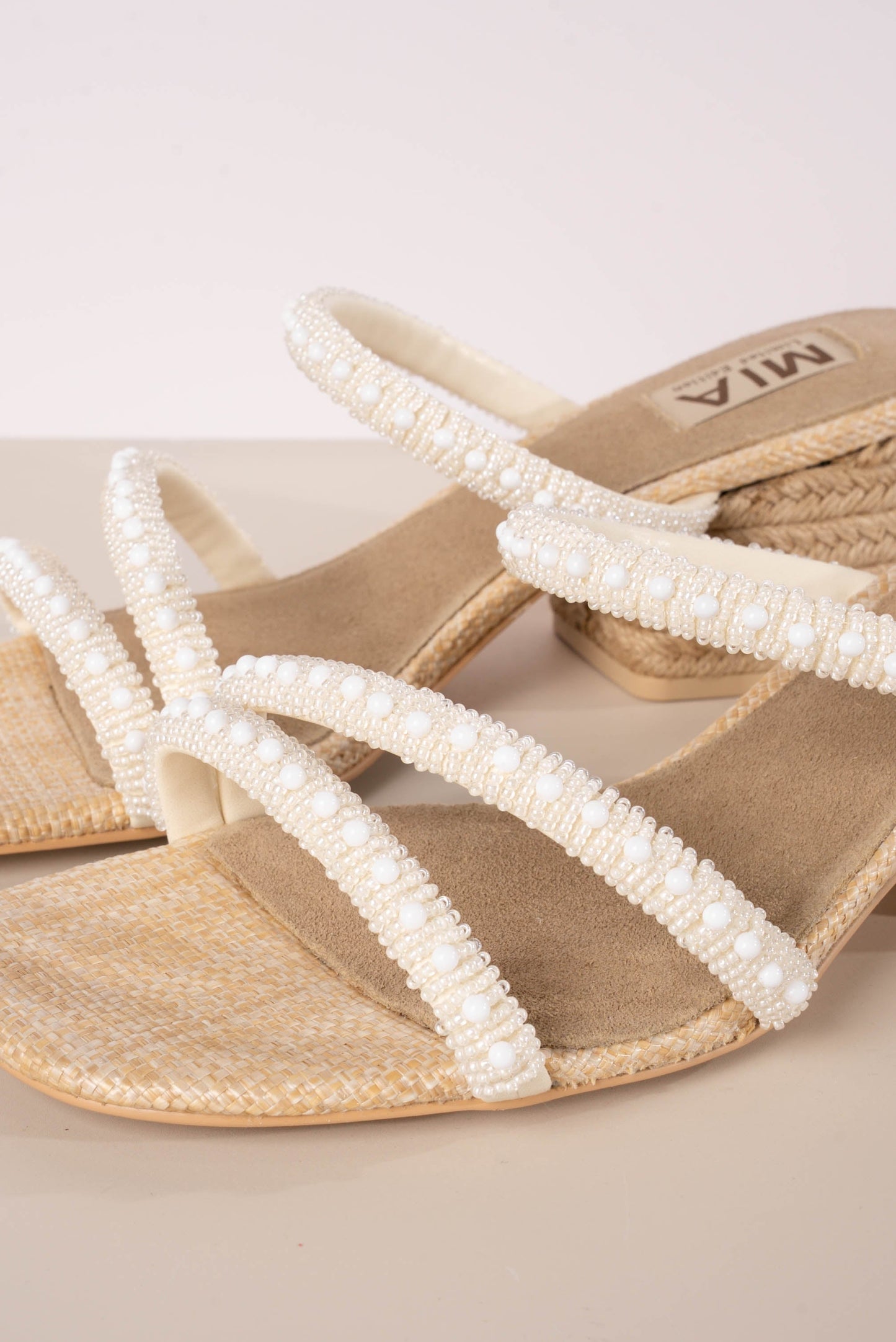 MIA | Inara Beaded Slide Sandal