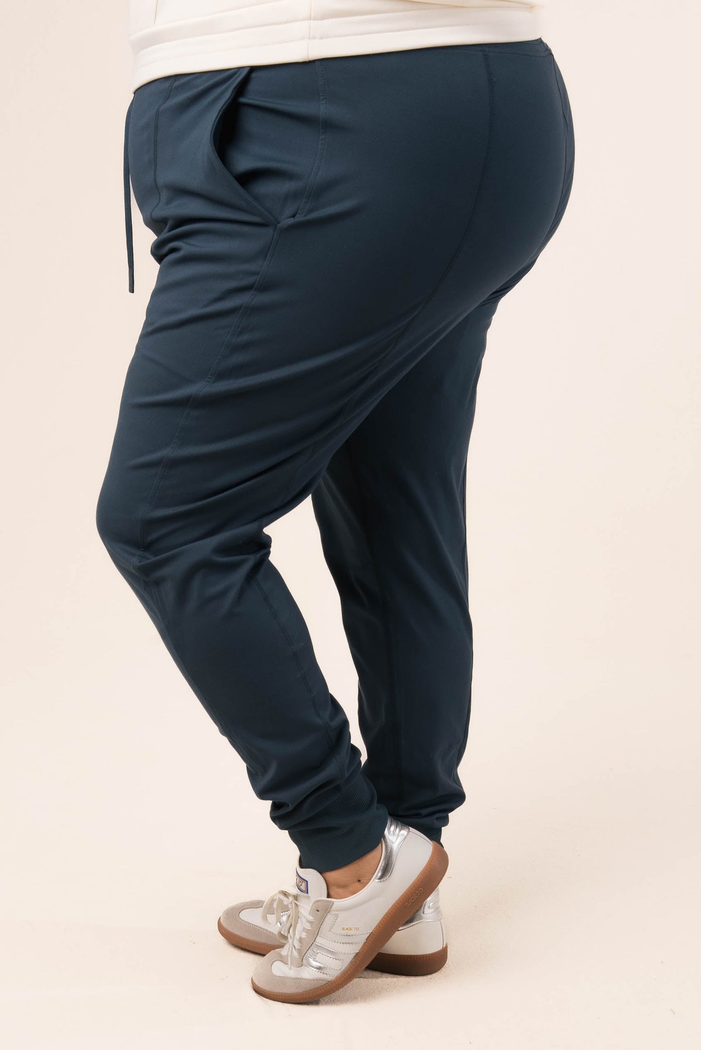 Seamed Skinny Drawstring Joggers